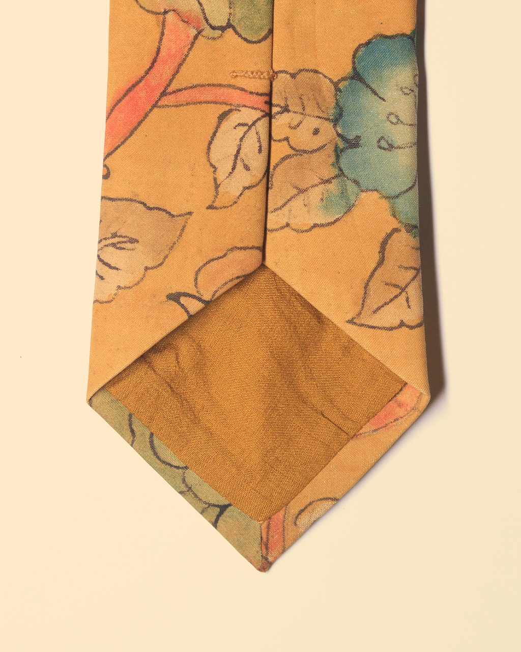 Handpainted Kalamkari Tie