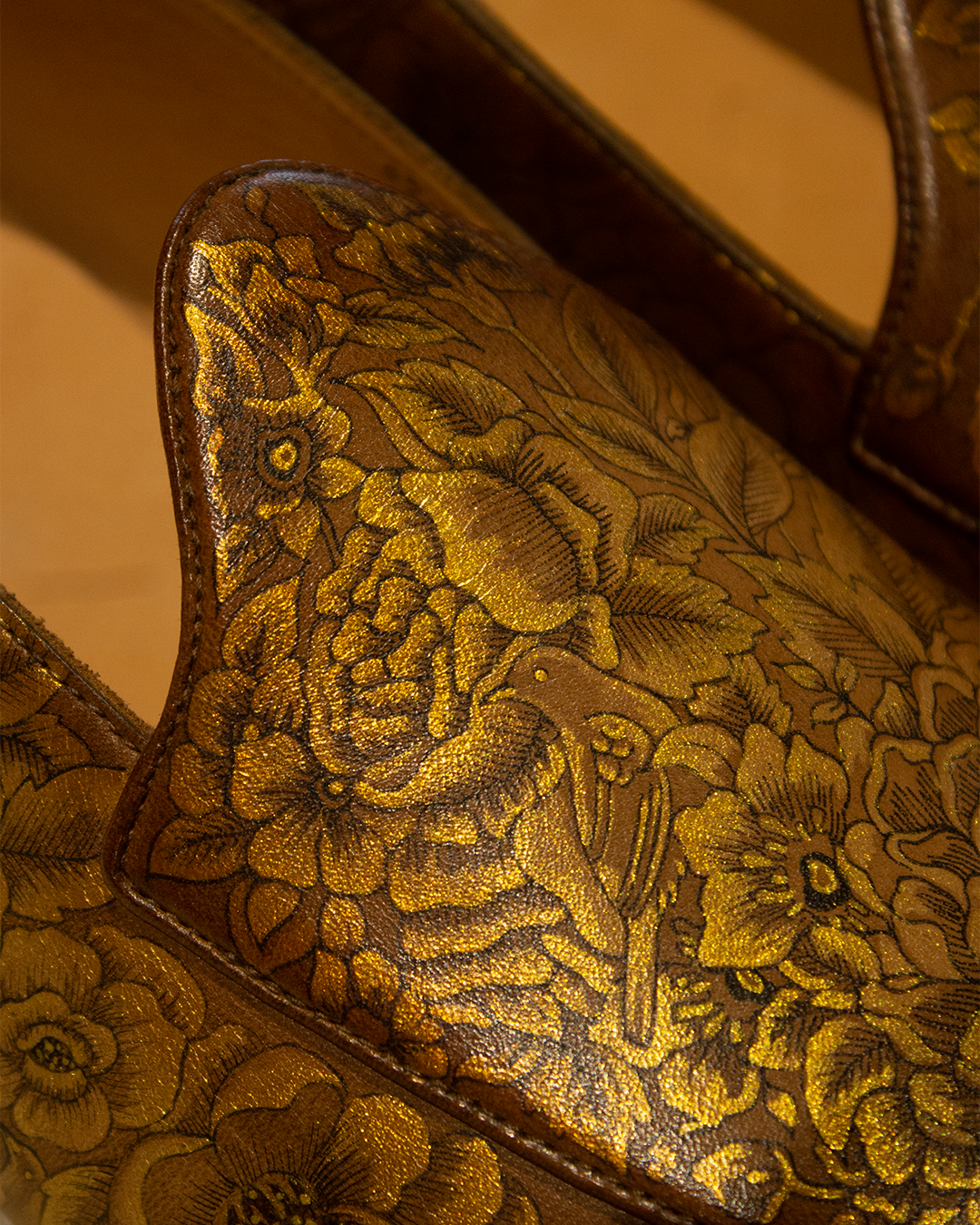 Zahab Hand Painted Belgian Loafer