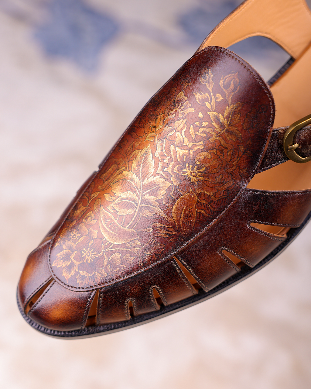 Handpainted Fisherman Sandal