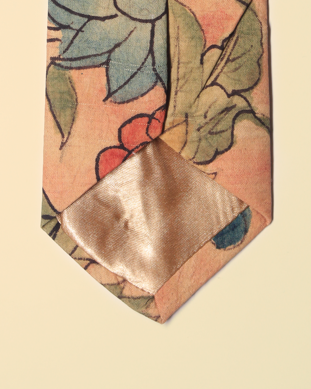 Handpainted Kalamkari Tie