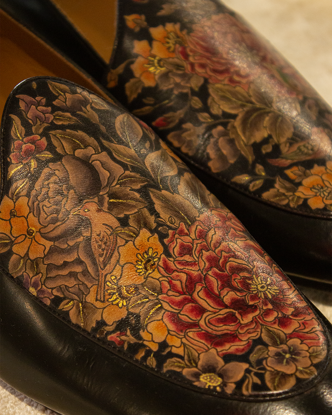 Wazir Hand Painted Belgian Loafers