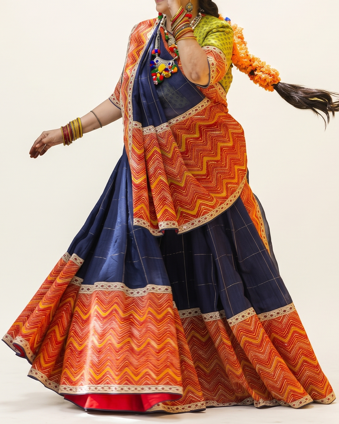 Handwoven Matka Kota Lehenga