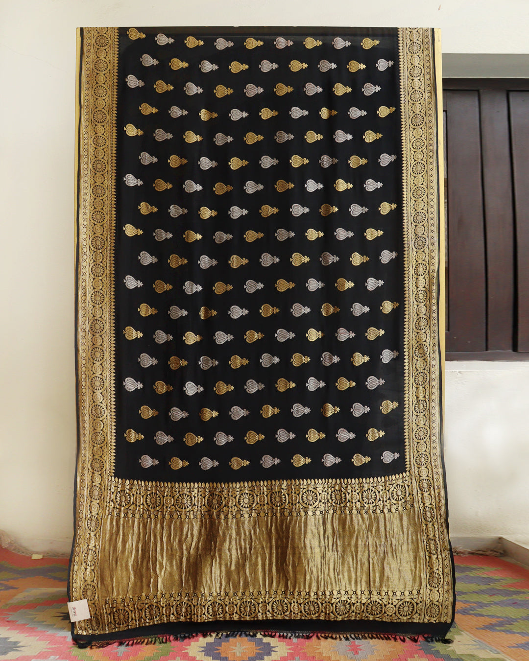 Black Kanjeevaram Saree