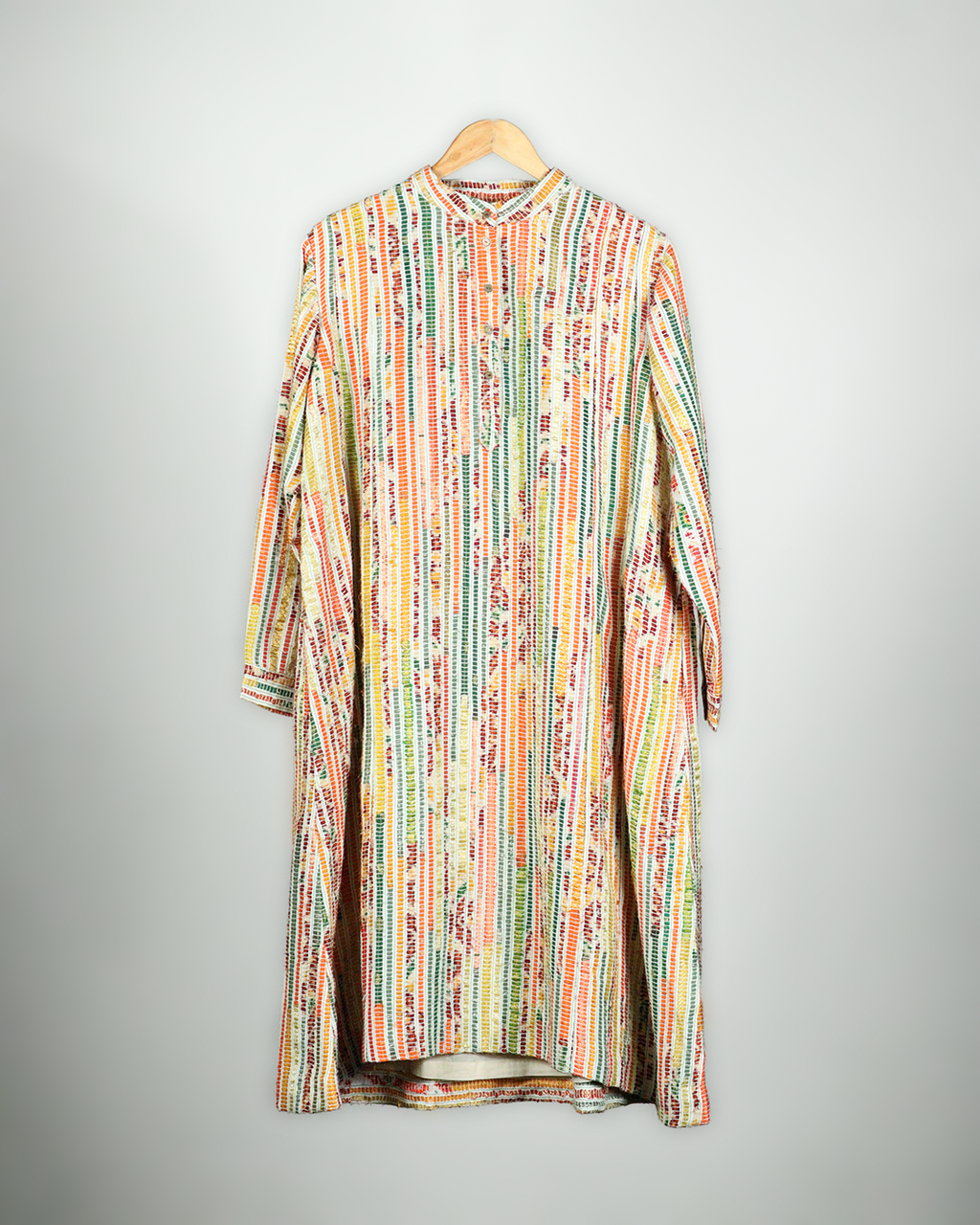 White Handwoven Kurta Set