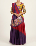Handwoven Khadi Double Shade Lehenga