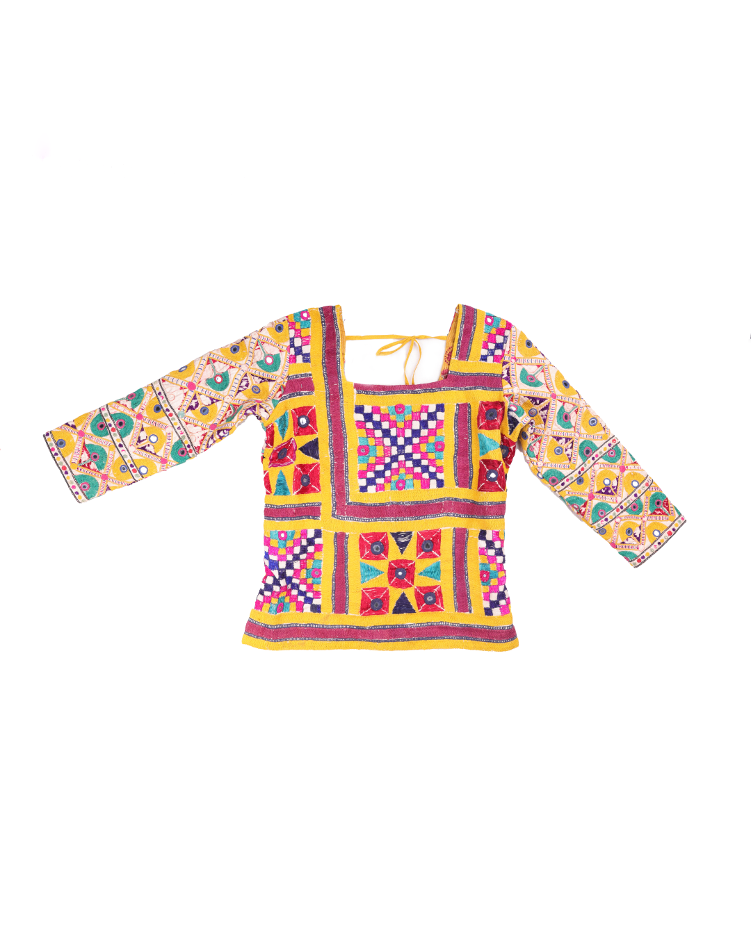 Handwoven Khadi Double Shade Lehenga