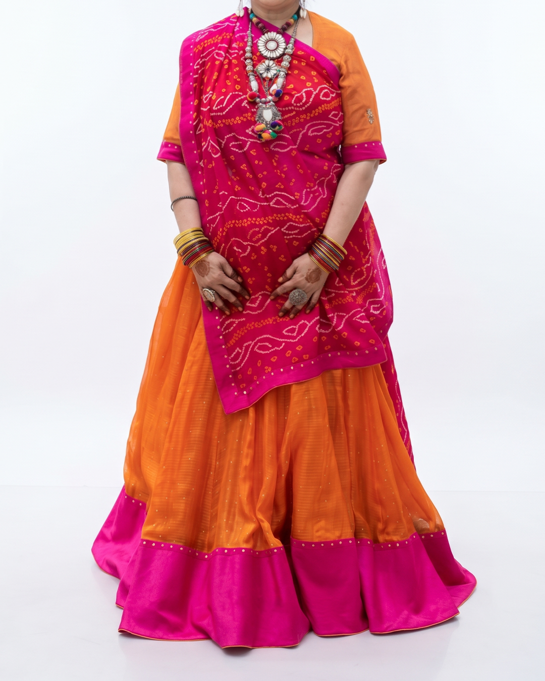 Handwoven Kota Badla Lehenga