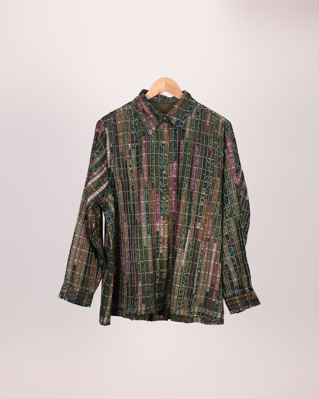 Green Handwoven Shirt