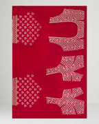 Red Raktambara Hand-Embroidered Lehenga Set