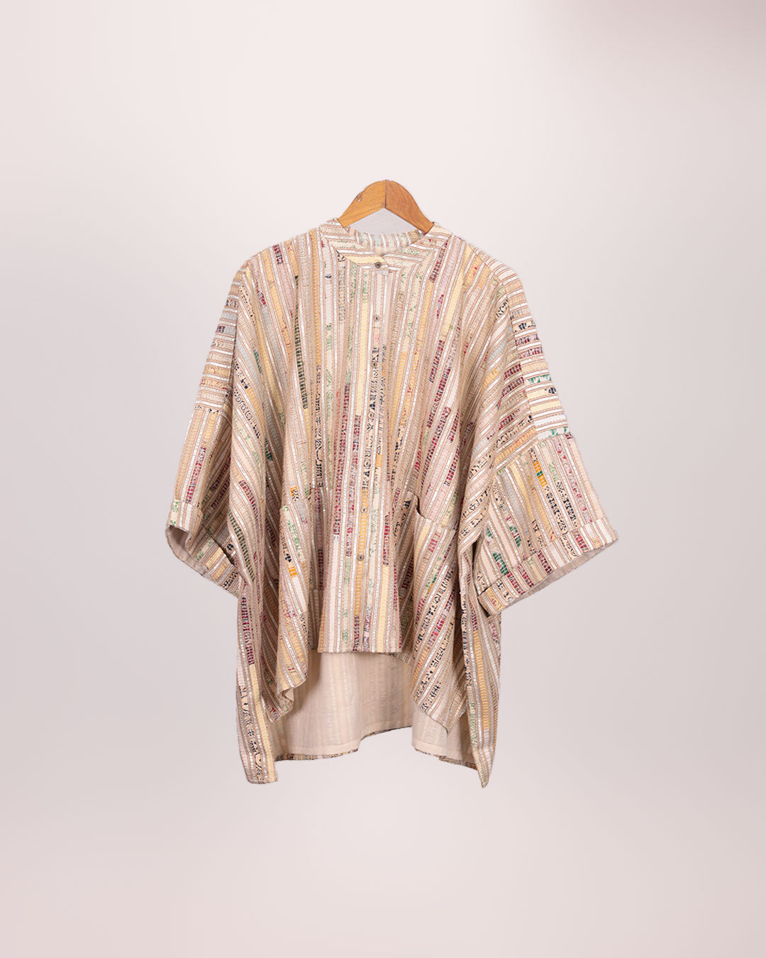 White Handwoven Kaftan