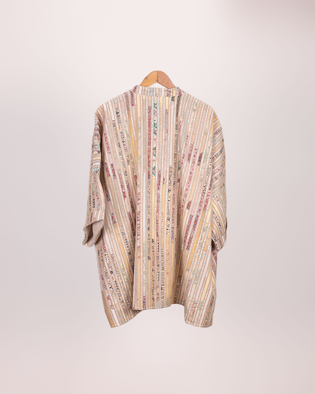 White Handwoven Kaftan