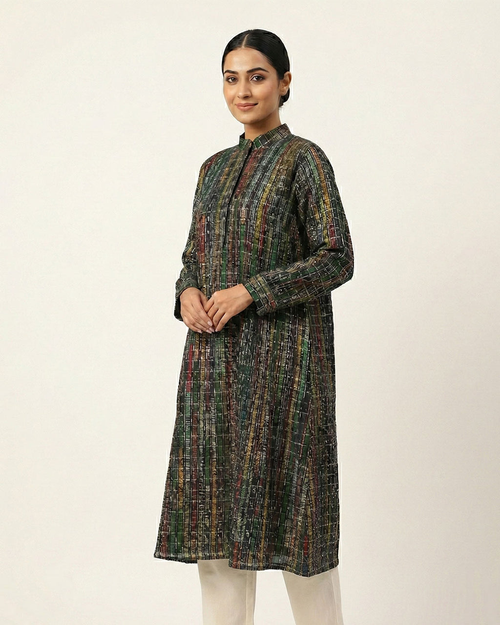 Green Handwoven Tunic