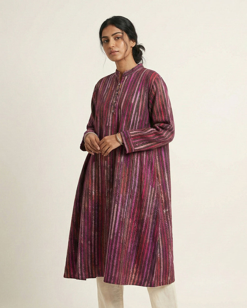 Pink Handwoven Tunic