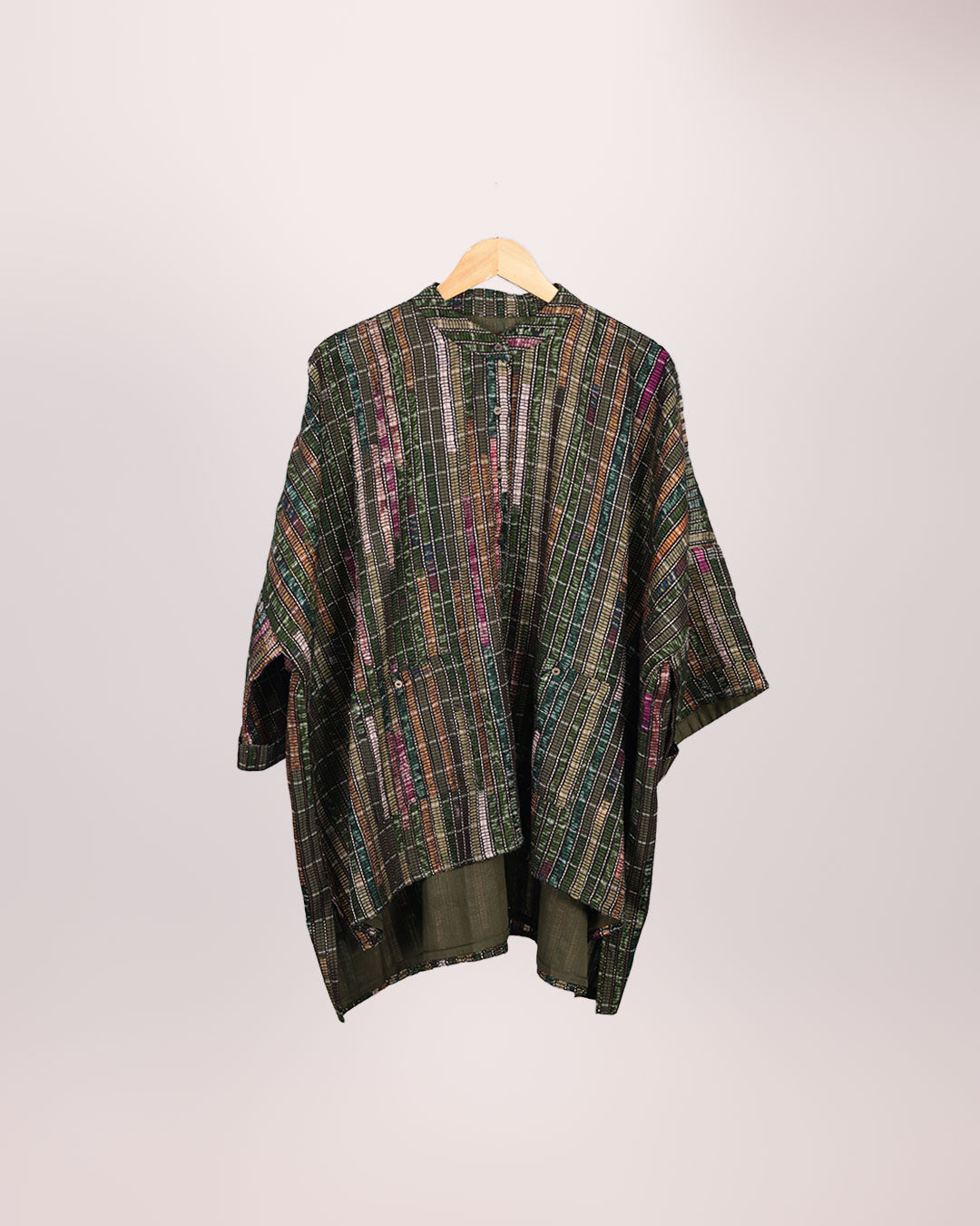 Green Handwoven Kaftan
