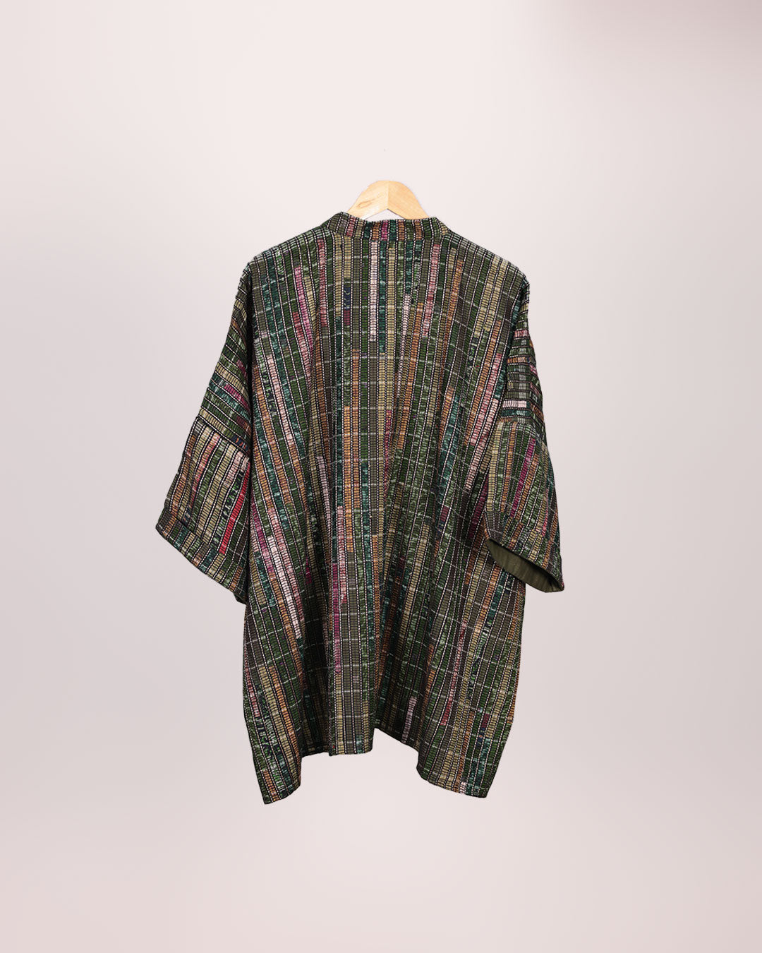 Green Handwoven Kaftan