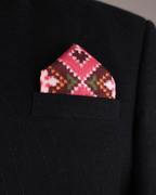Red Handwoven Patan Patola Pocket Square