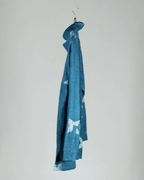 Teal Handwoven Muga Silk Short Kurta