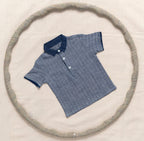 Half Sleeve Shirt With Contrast Collar