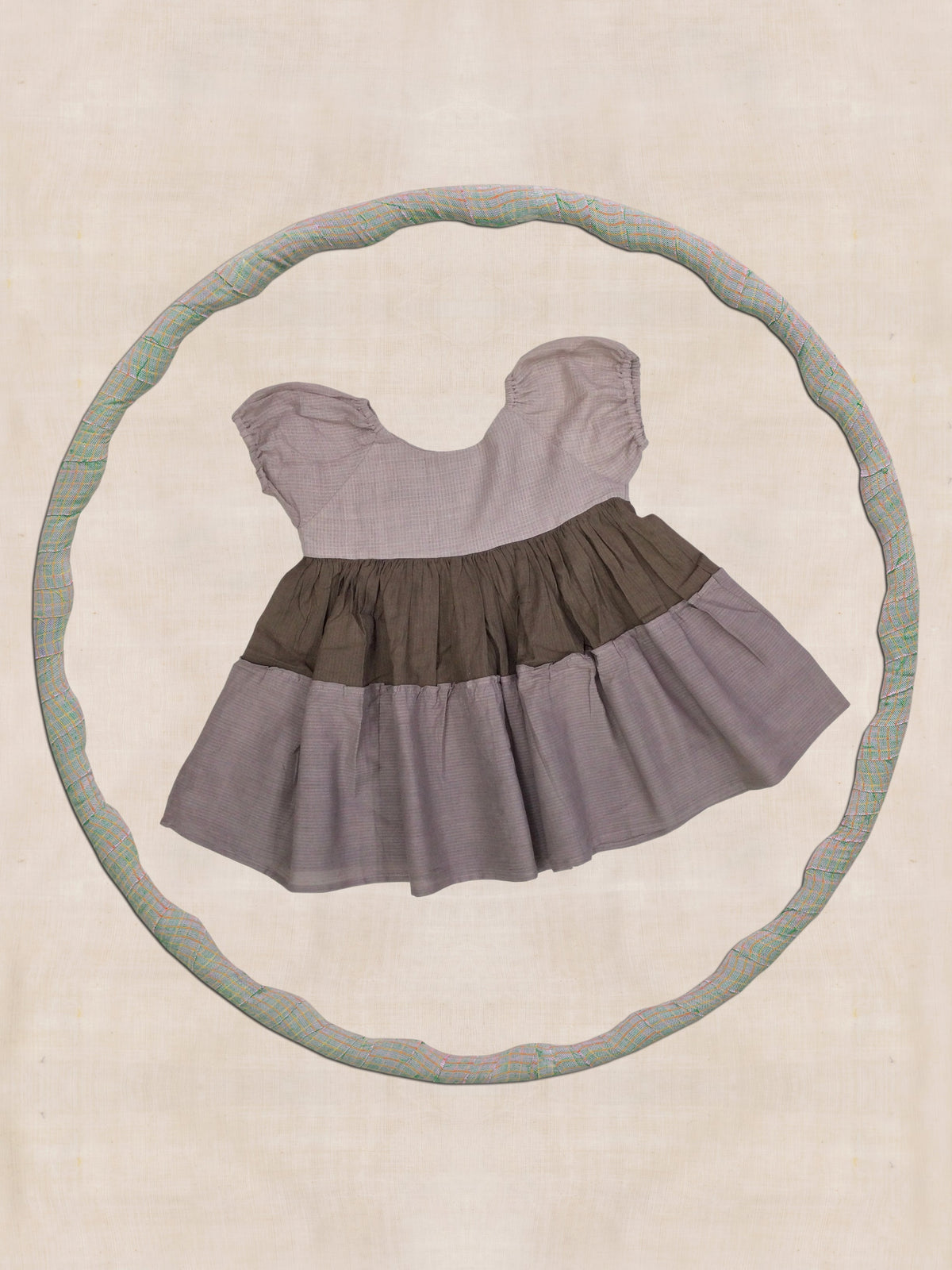 Tiered Frock Brown
