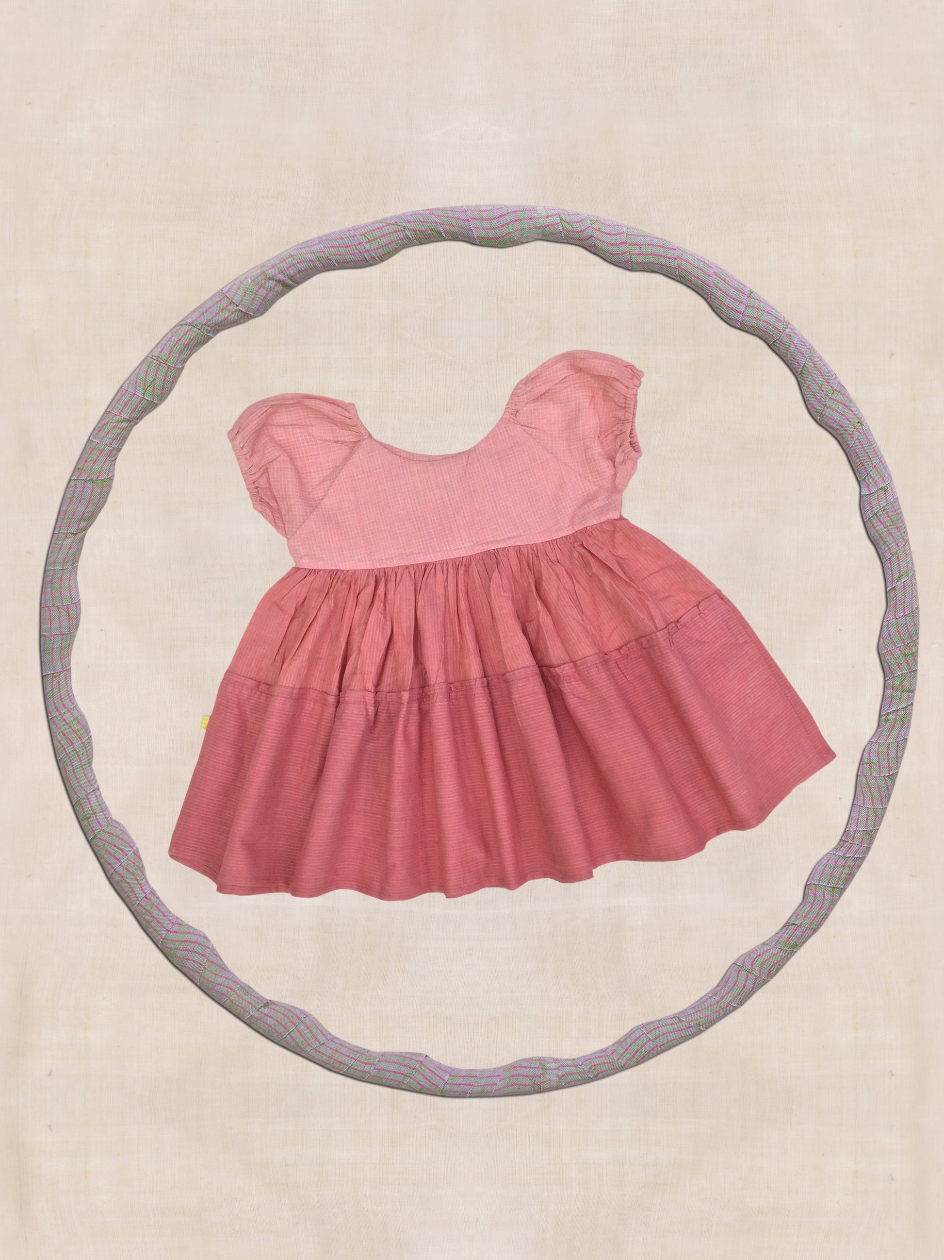 Tiered Frock Pink