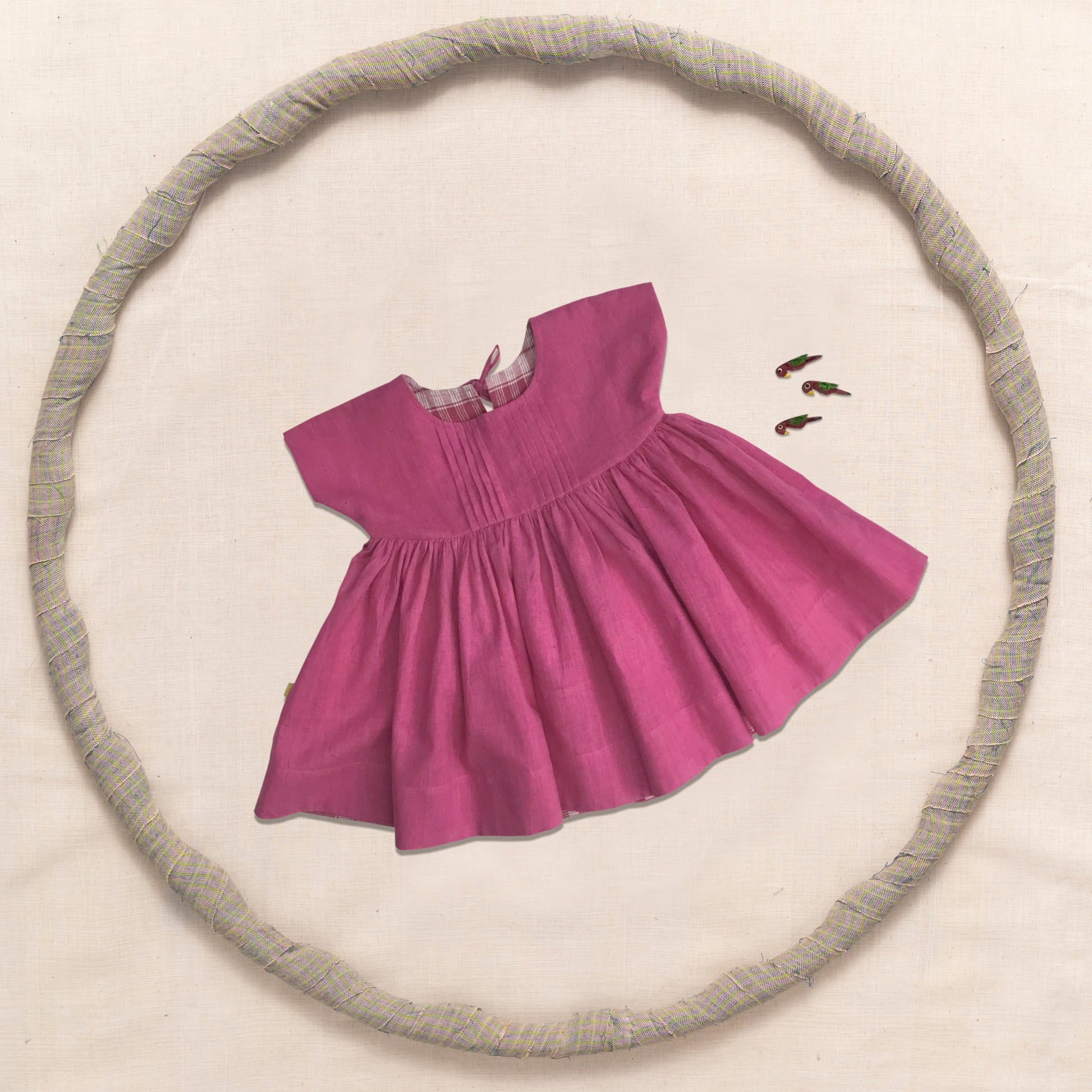 Pink Pintuck Frock
