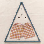 Checks Shorts With Elastic