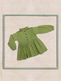Embroidered Frock Green
