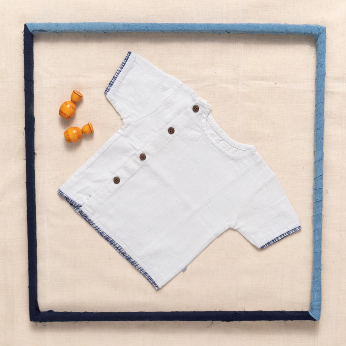 Half Sleeve Shirt With Side Placket