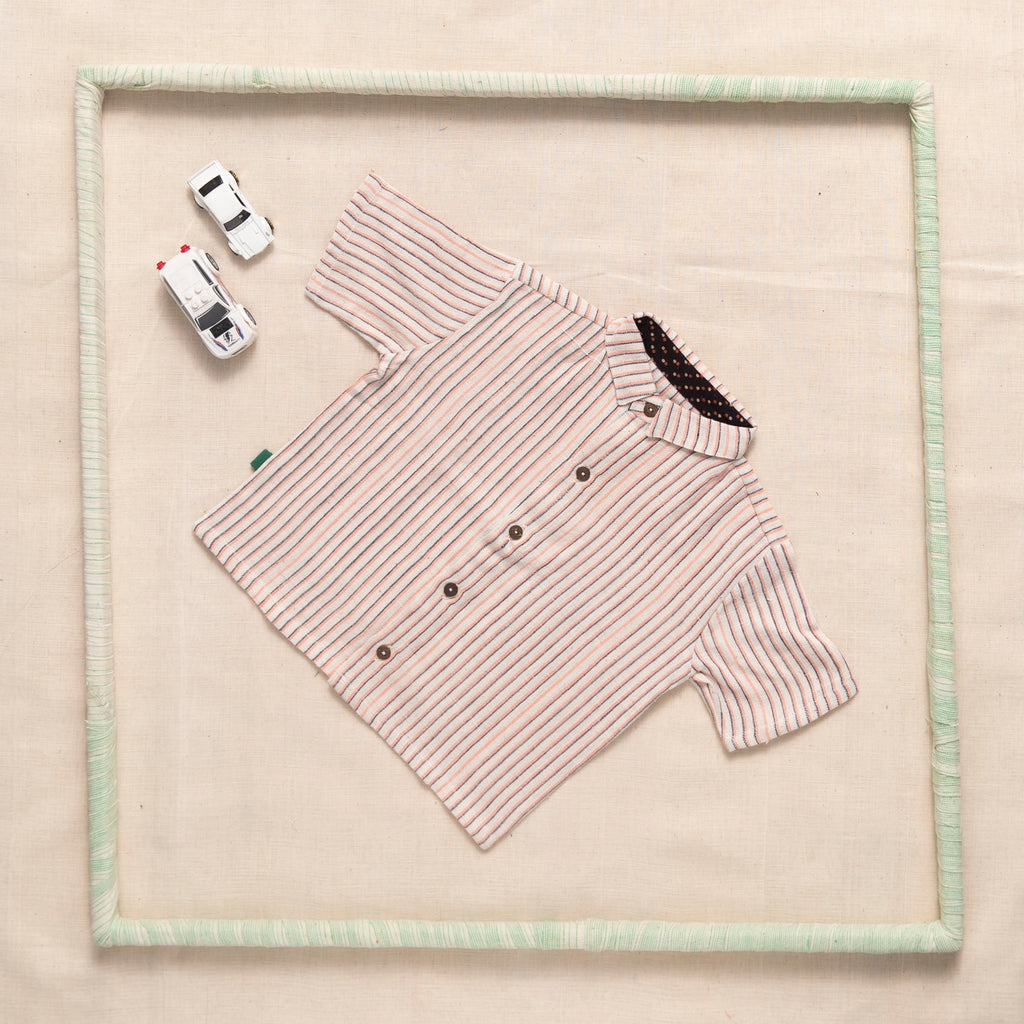 Half Sleeve Shirt With Collar