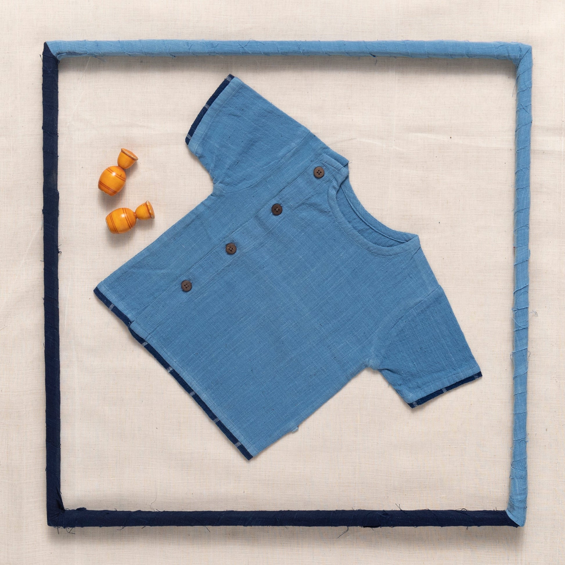 Half Sleeve Shirt With Side Placket