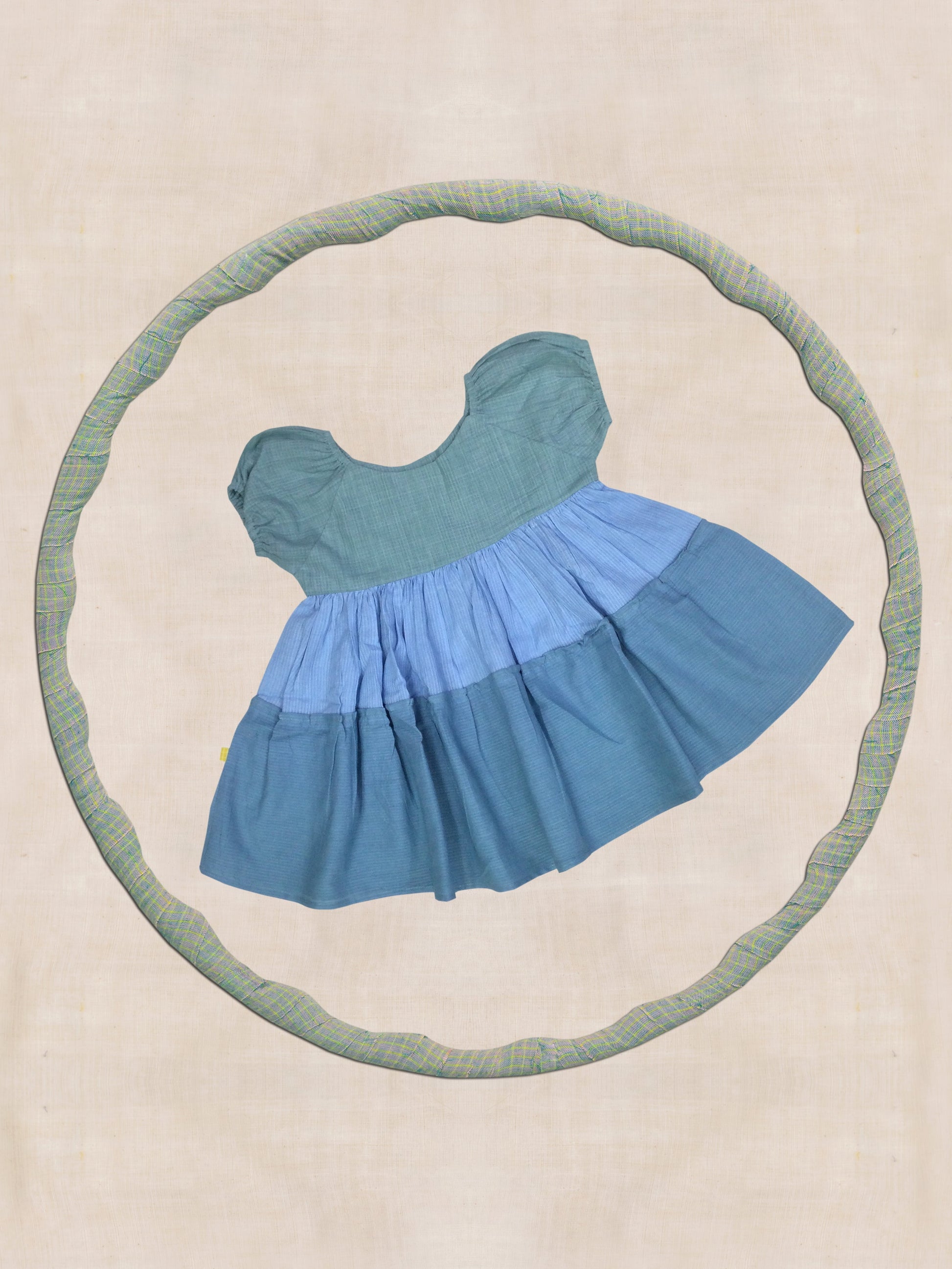 Tiered Frock Blue
