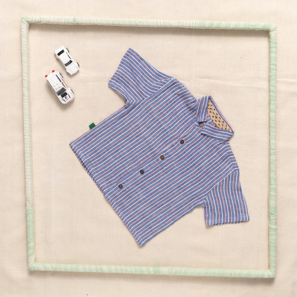 Half Sleeve Shirt With Collar