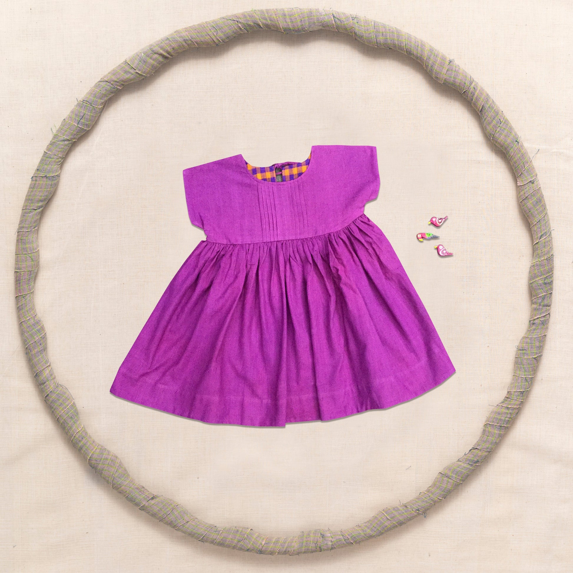 Magenta Pintuck Frock