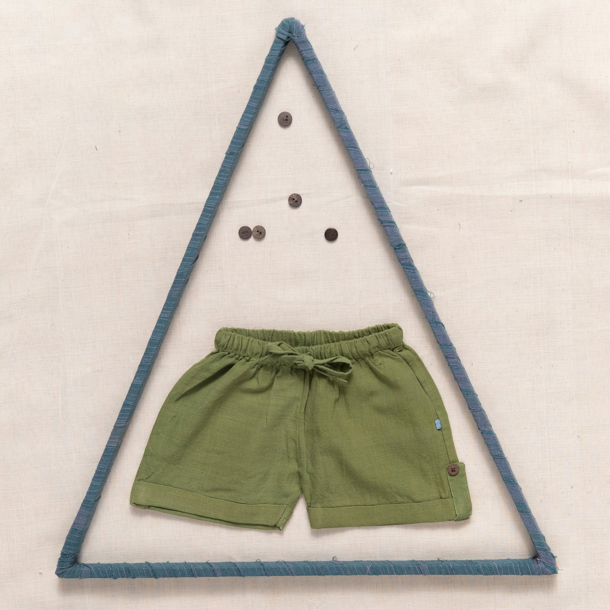 Shorts with Elastic and Drawstring