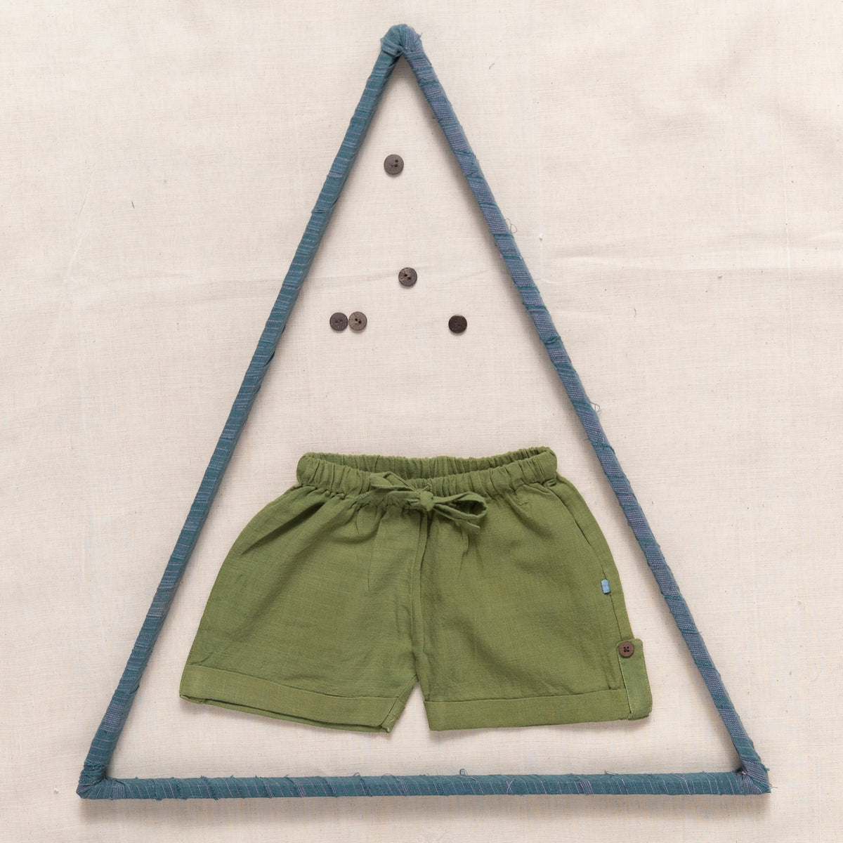 Shorts with Elastic and Drawstring