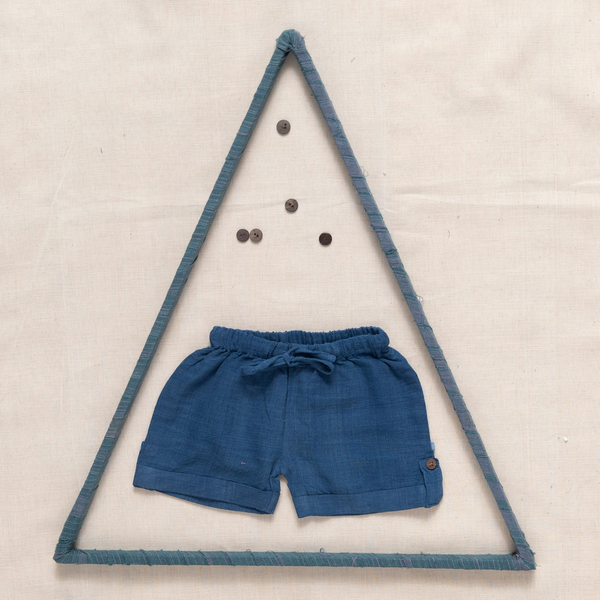 Shorts with Elastic and Drawstring