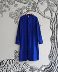 Blue Handwoven Matka Silk Sherwani