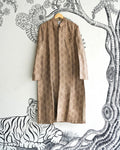 Beige Handwoven Banaras Silk Sherwani