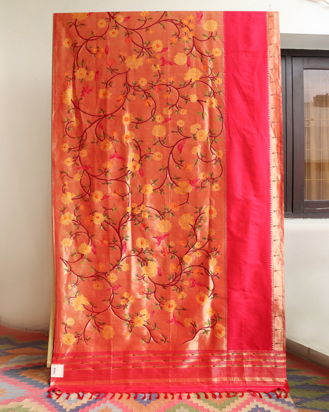 Pink Paithani Saree