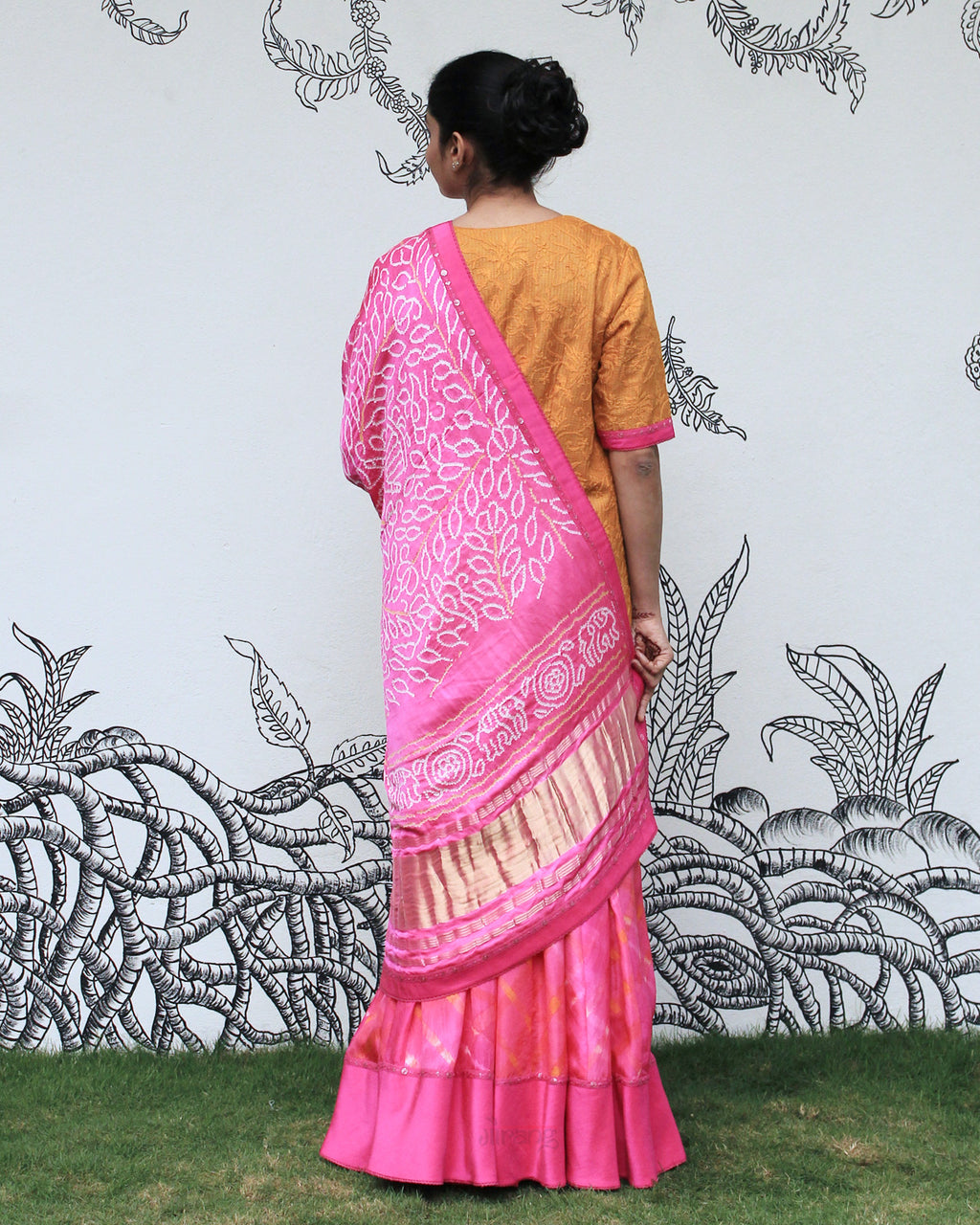 Yellow Chikankari Sharara Set