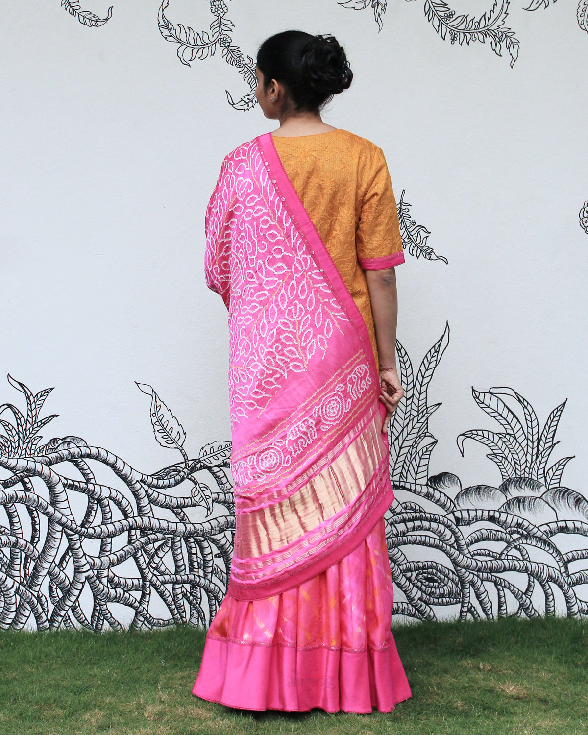 Yellow Chikankari Sharara Set