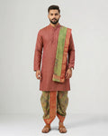 Handpainted Kalamkari Dhoti Kurta Set
