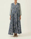 Grey Handwoven Fine Khadi Kurta