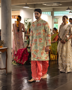 Handwoven Paithani Jamdani Kurta set