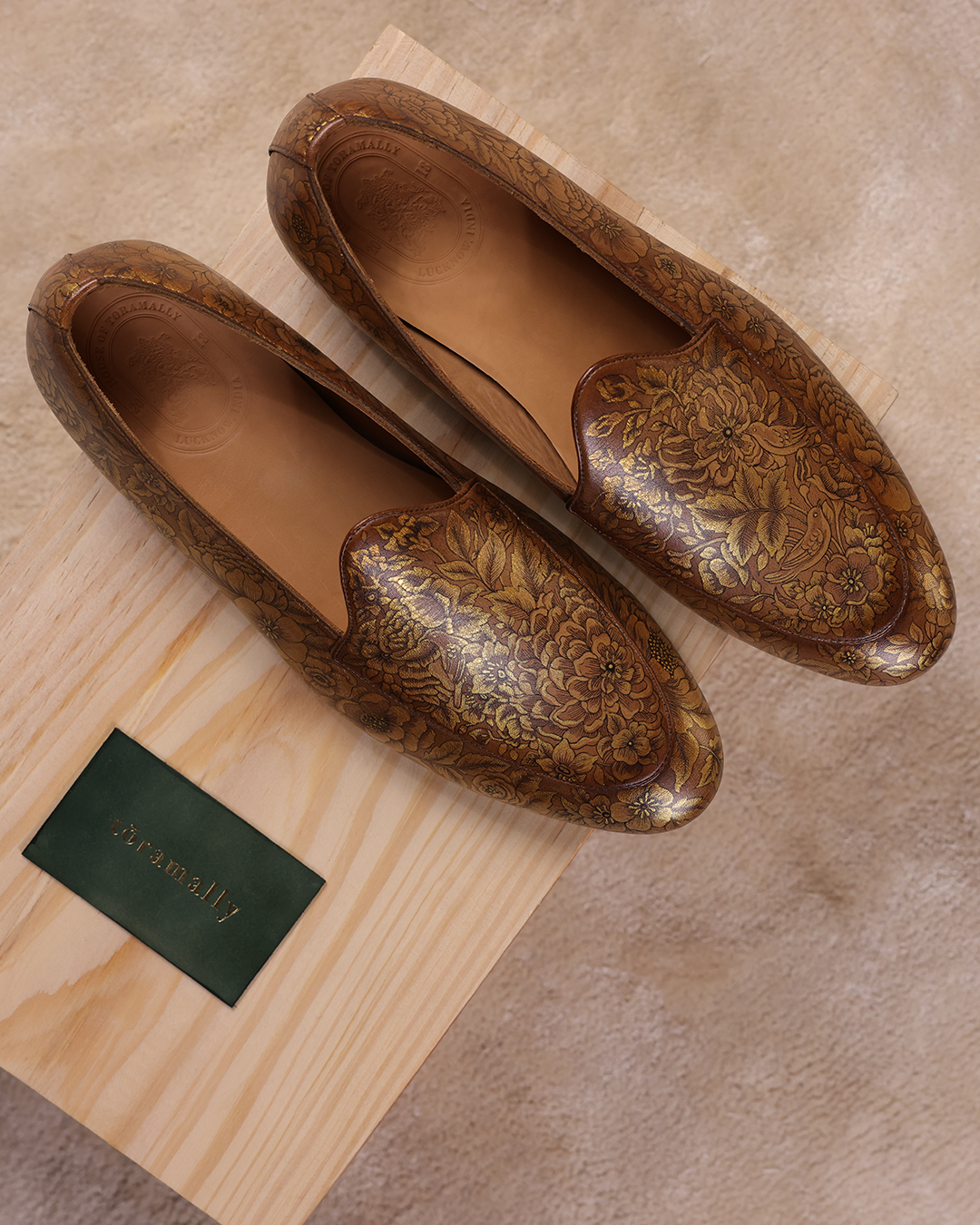 Zahab Hand Painted Belgian Loafer